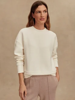 Addelyn Ivory Sweat Shirt Top