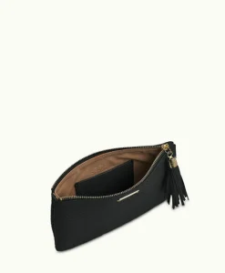 All In One Black Python Clutch