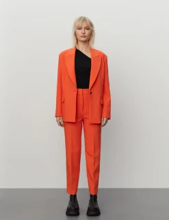 Ann Mandarin Red Trousers
