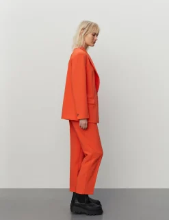 Ann Mandarin Red Trousers