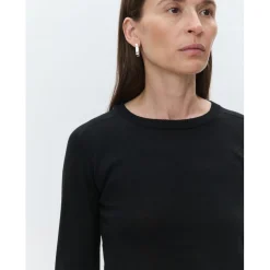 Annabelle Black Merino Top