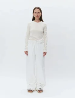 Annabelle Ivory Merino Top