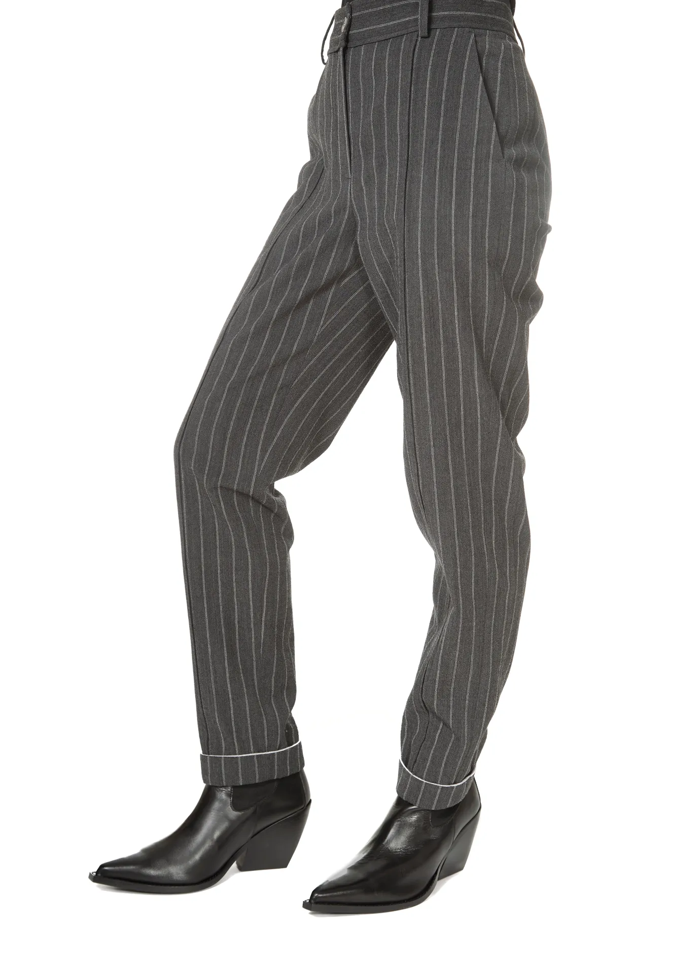 Annette Gortz Grey 'Pinstripe Trousers'
