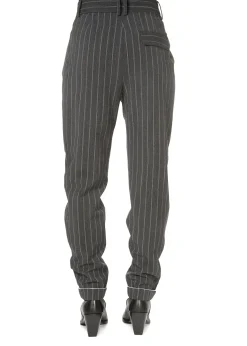 Annette Gortz Grey 'Pinstripe Trousers'