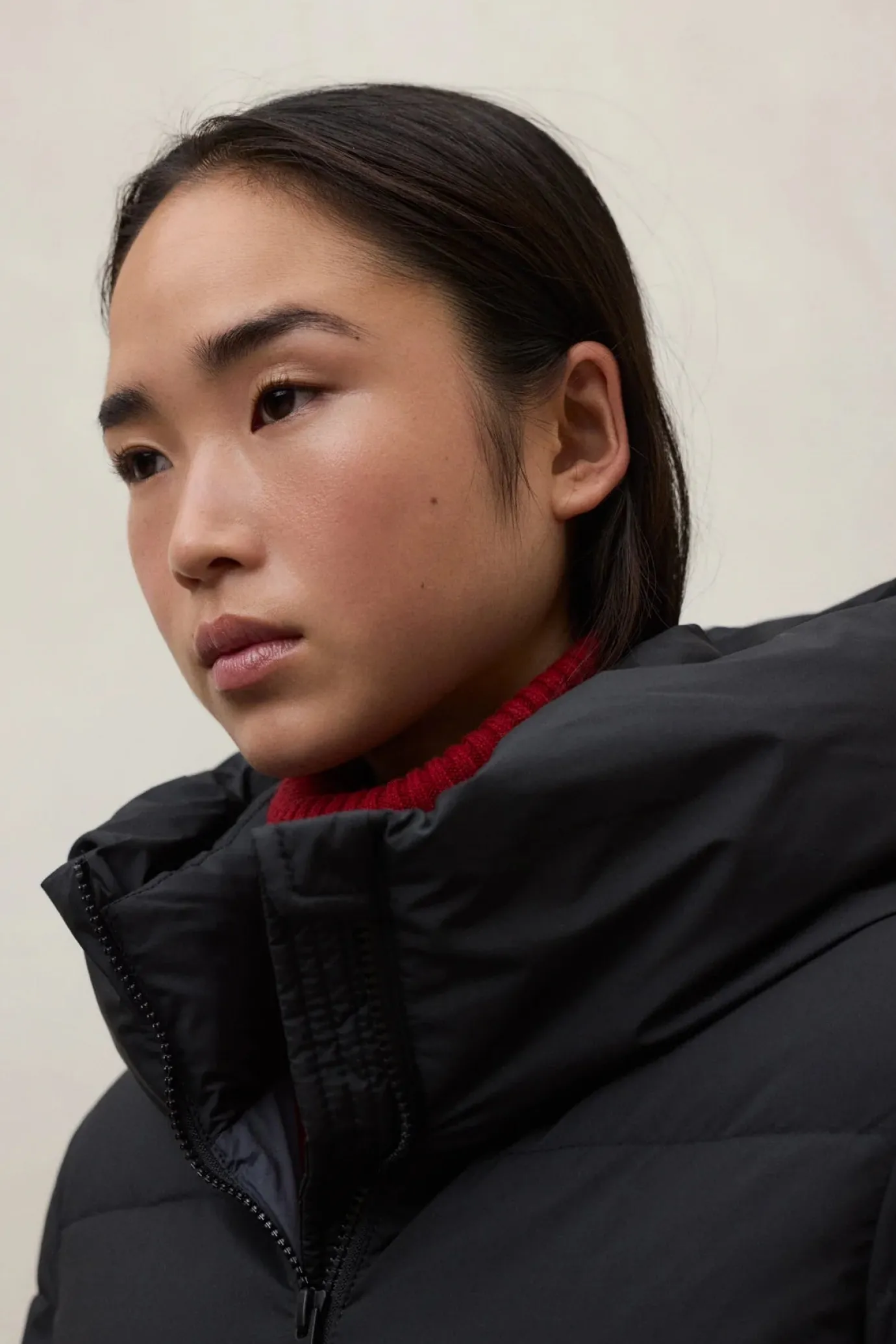 Aranda Black Puffer Coat