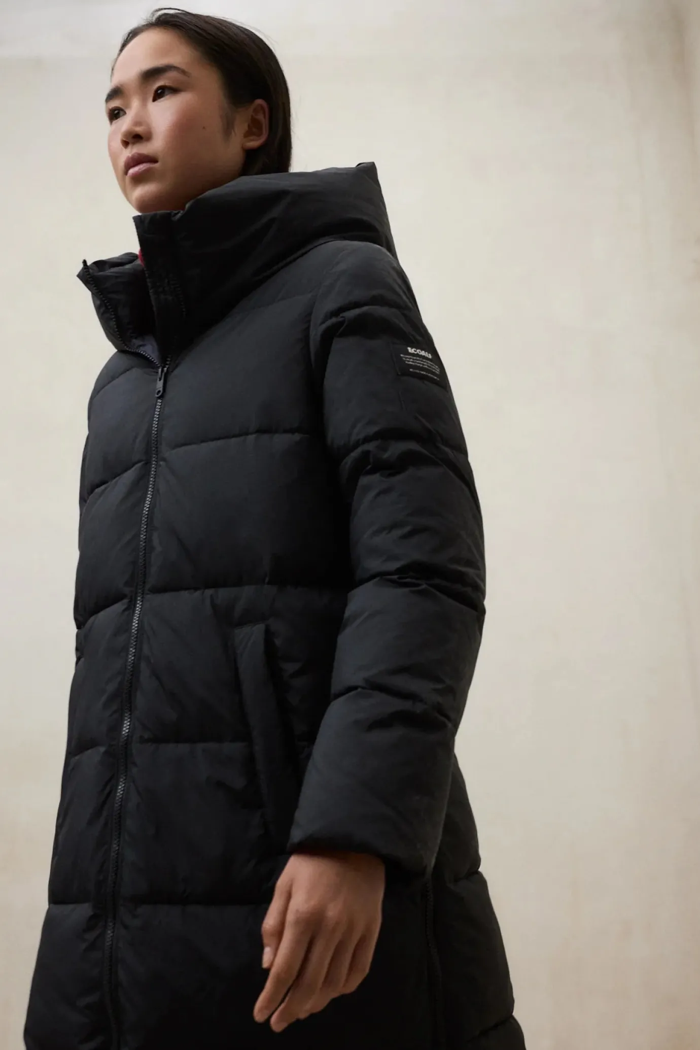Aranda Black Puffer Coat