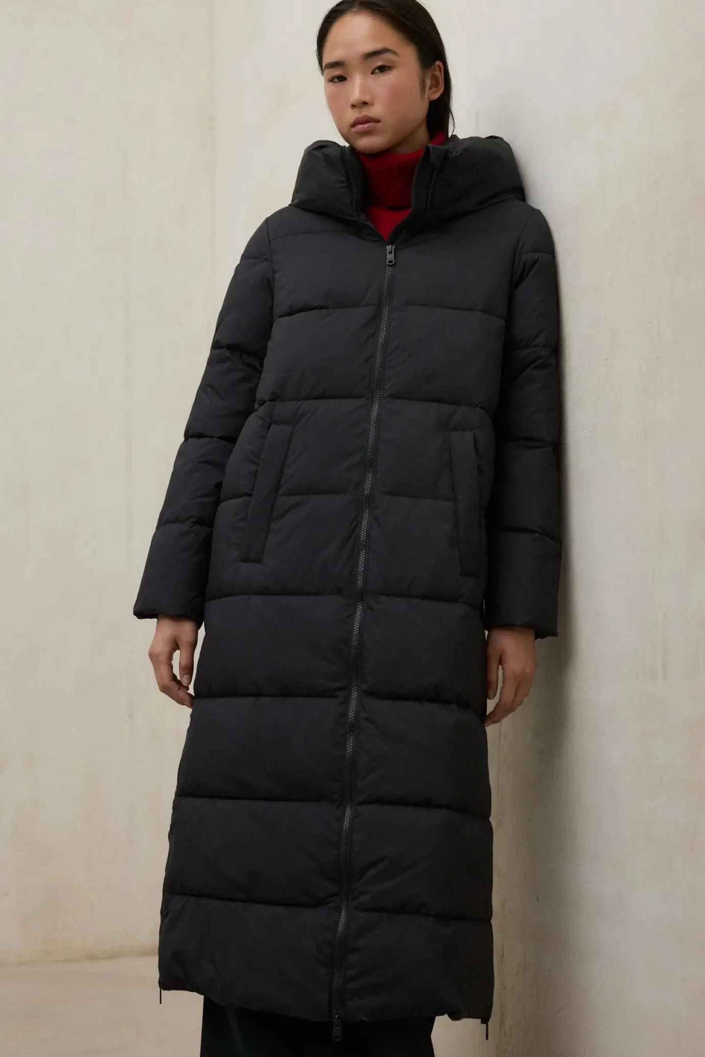 Aranda Black Puffer Coat