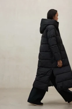 Aranda Black Puffer Coat