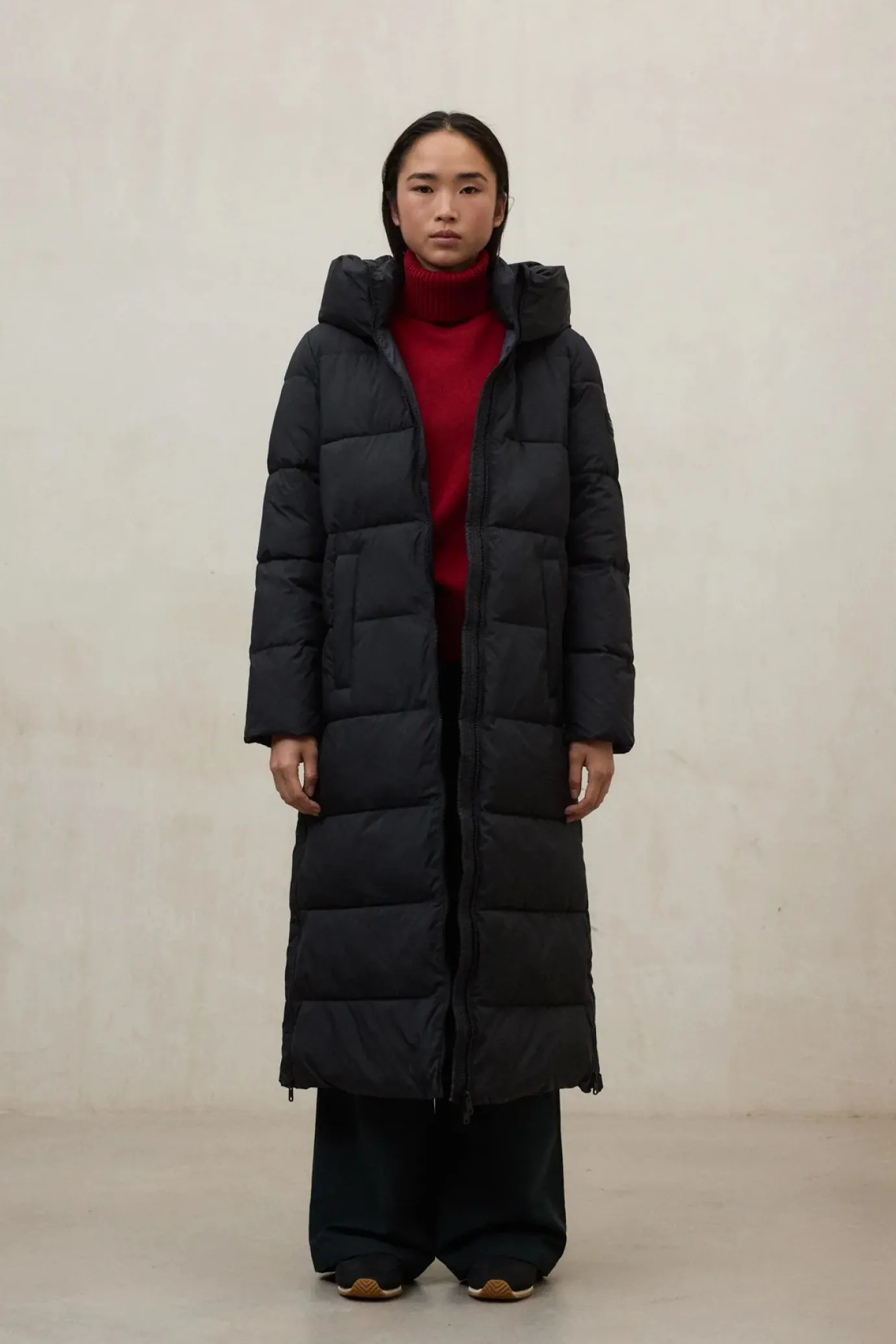 Aranda Black Puffer Coat
