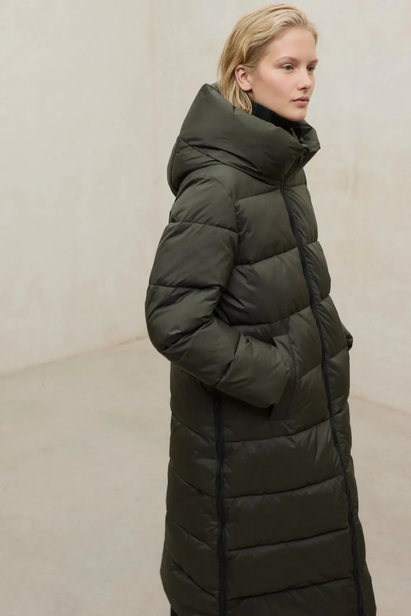Aranda Dark Forest Puffer Coat