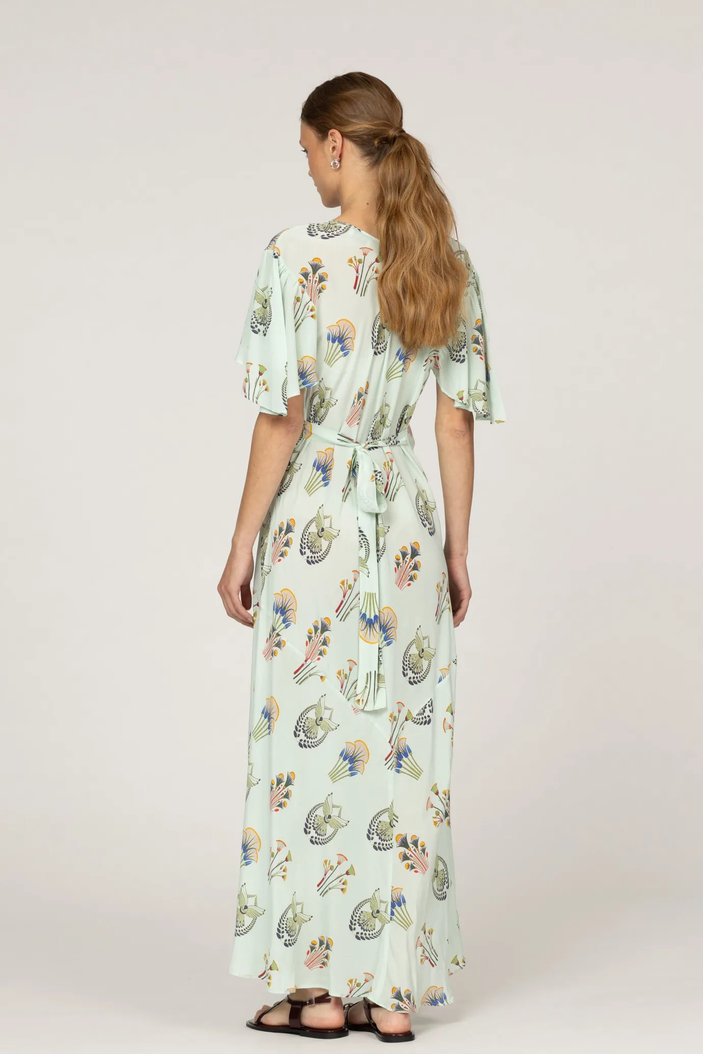 Aster Pistacia Vera Silk Dress