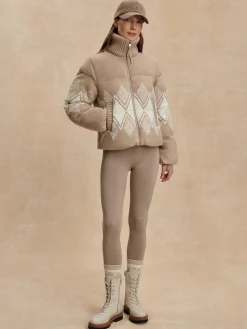 Belinda Knit Light Taupe Puffer