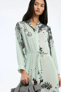 Bernadette Mint Print Dress
