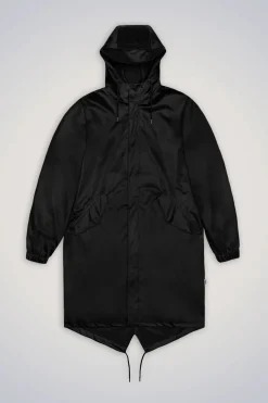 Black Fishtail Parka