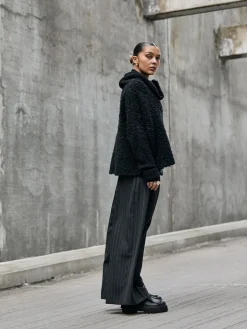 Black Fringe Chunky Loafer