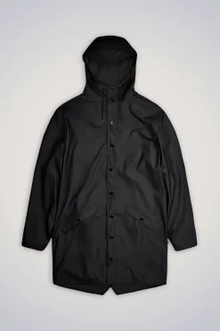 Black Long Raincoat