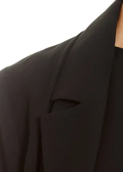 Black 'Notch Collar' Jacket