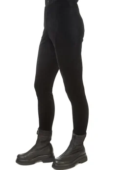 Black Velvet Leggings