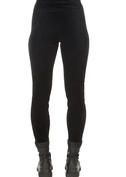 Black Velvet Leggings