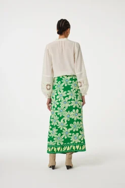 Bobo Green Glow Bali Palms Skirt