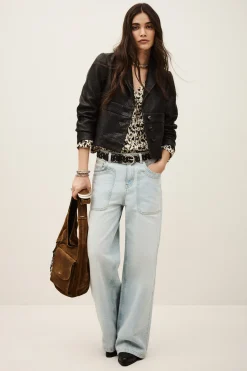 Borfeo Black Leather Jacket