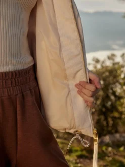 Brackley Cord Birch Puffer Jacket