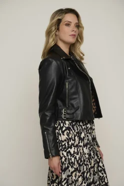 Brandi Biker Jacket Black