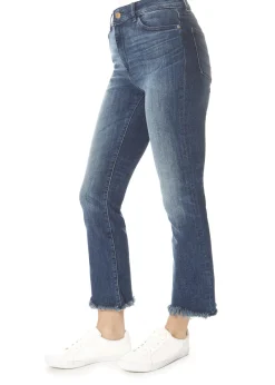 'Bridget' El Camino Cropped Mid Rise Jeans