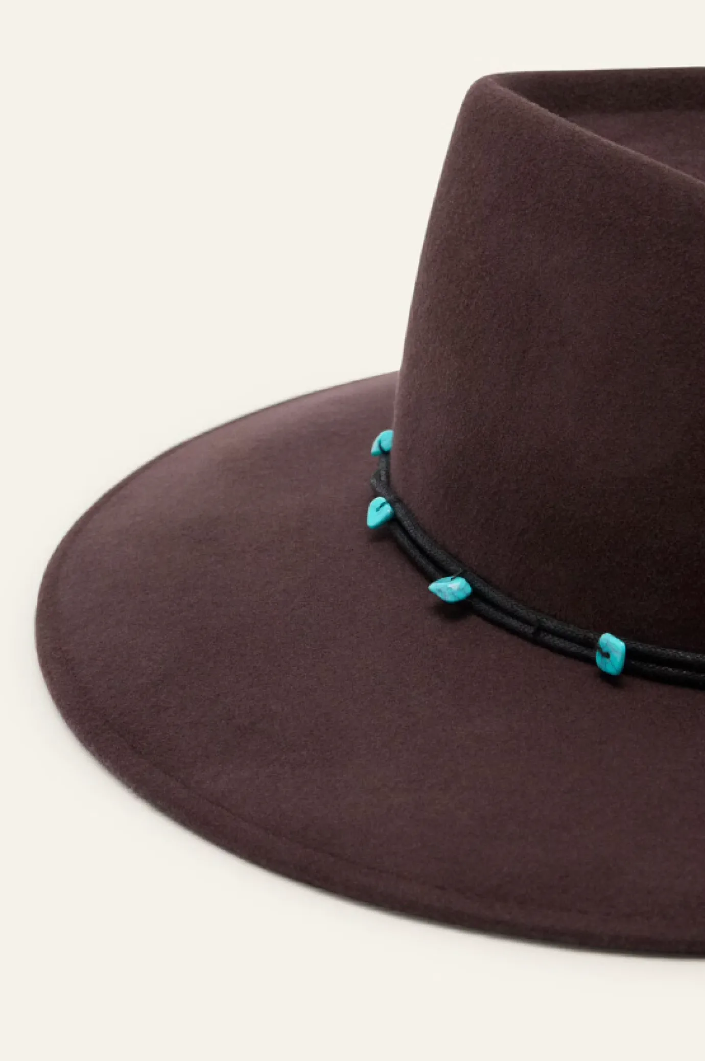 Brown Huston Hat Wide-Brimmed Hat
