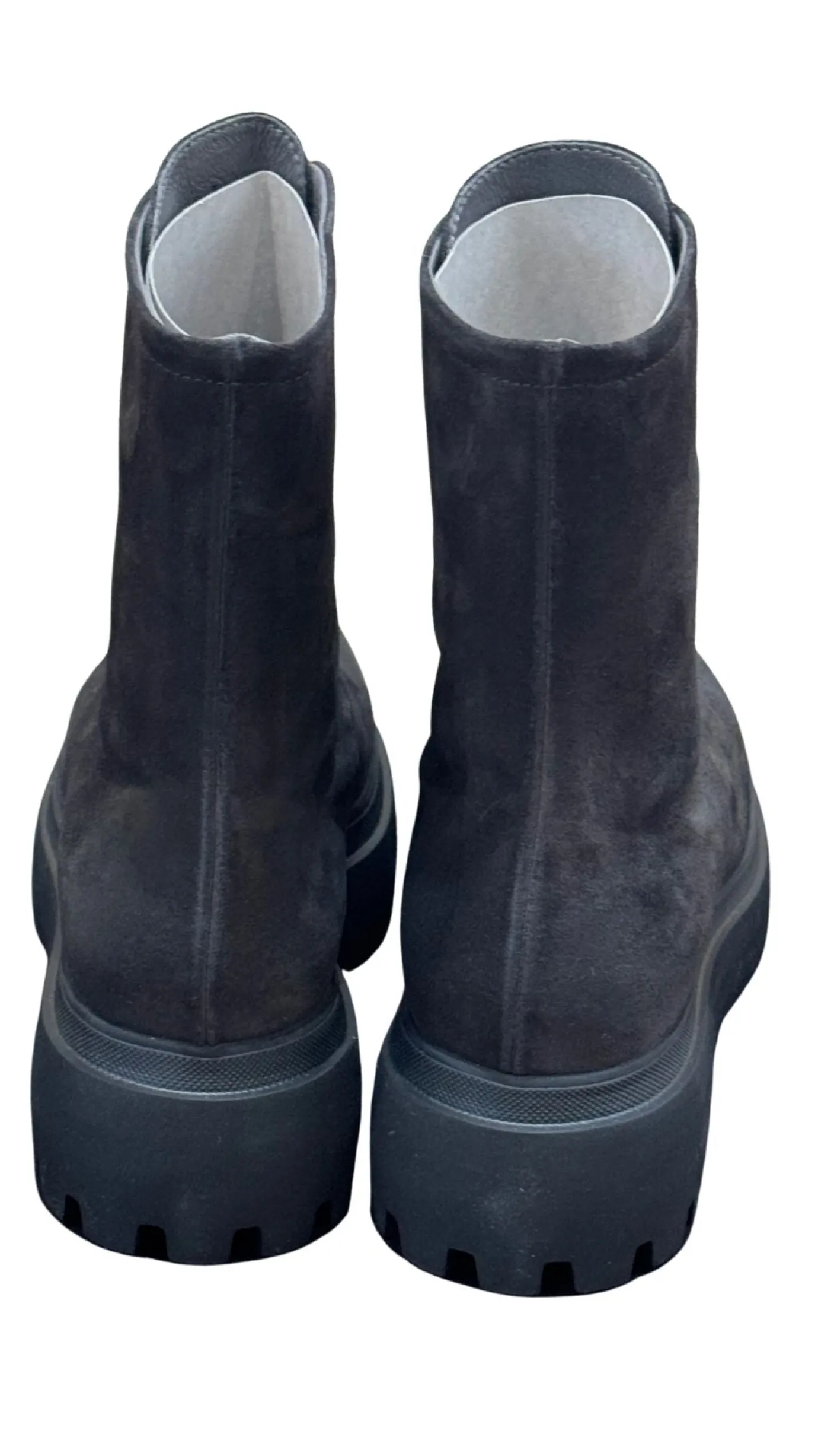 Browns Suede Zip Front Boot