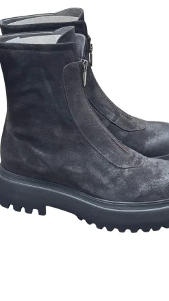 Browns Suede Zip Front Boot