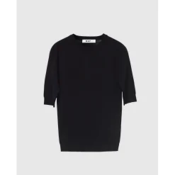 Carolina Black Merino Top