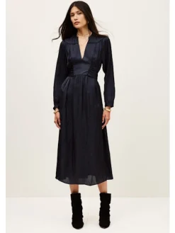 Celia Encre Navy Dress