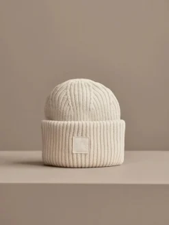 Cresta Egret Cream Beanie Hat