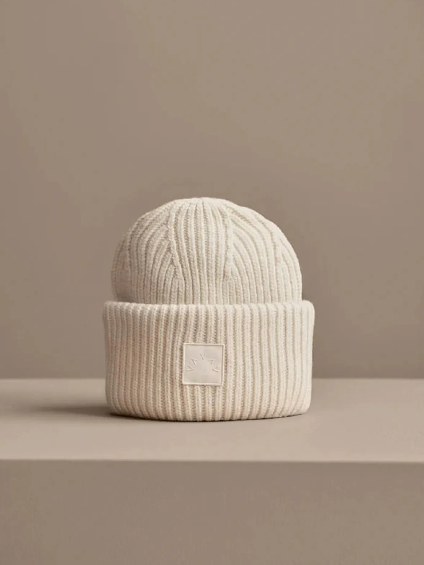 Cresta Egret Cream Beanie Hat
