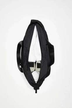 Dash Black Messenger Tote Bag