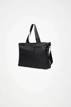 Dash Black Messenger Tote Bag