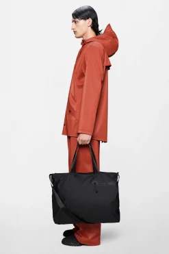 Dash Black Messenger Tote Bag