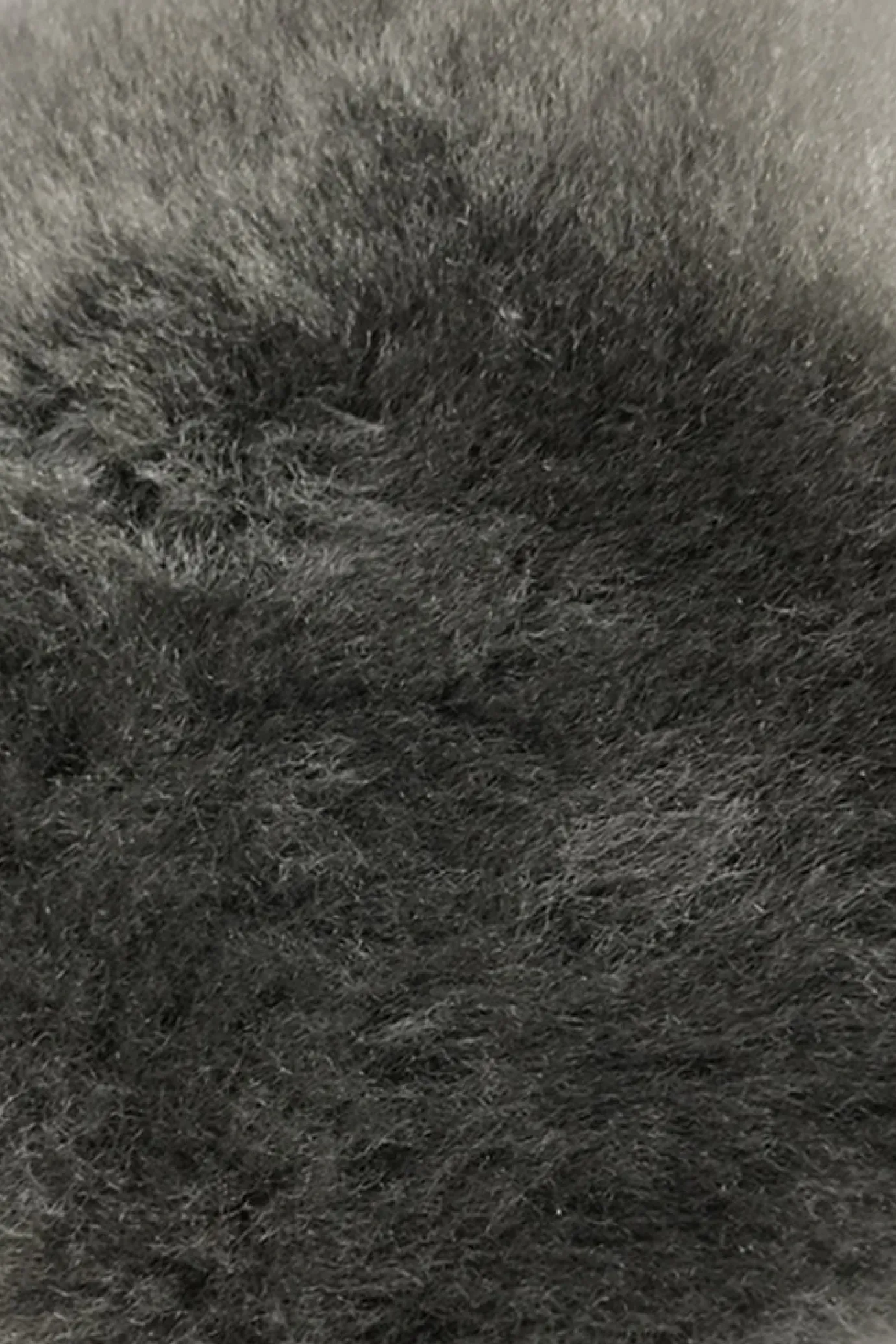 Deep Classic Dark Grey Luxury Sheepskin Slipper Slides