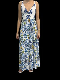 Dina Papercolle Print Dress