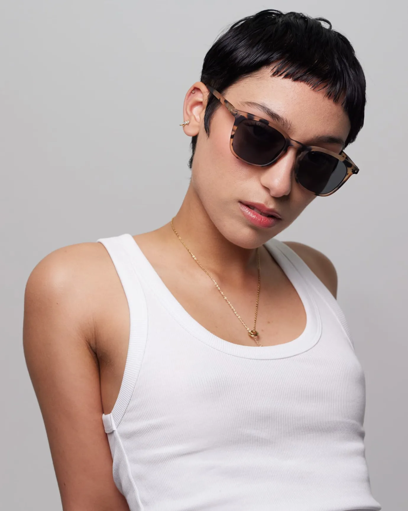 E Light Tortoise Sun Reading Glasses