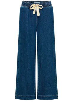 Elastic Waist Denim Pant