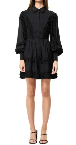 Elliatt Jayda Black Mini Dress