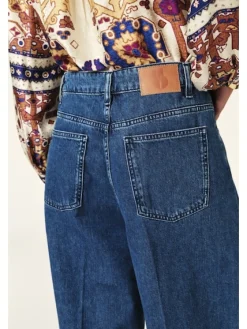 Fona Pleated Denim Jeans