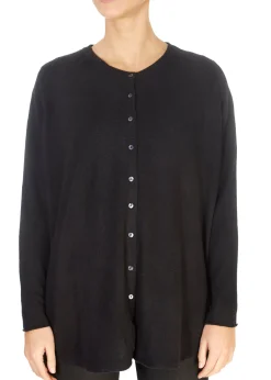 'Gillingham' Black Cashmere Cardigan