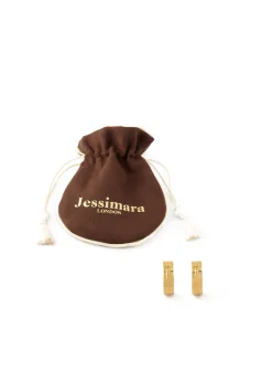 Gold Ridge Hoop Earrings