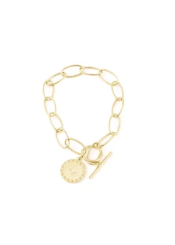 Gold Star Chain Bracelet