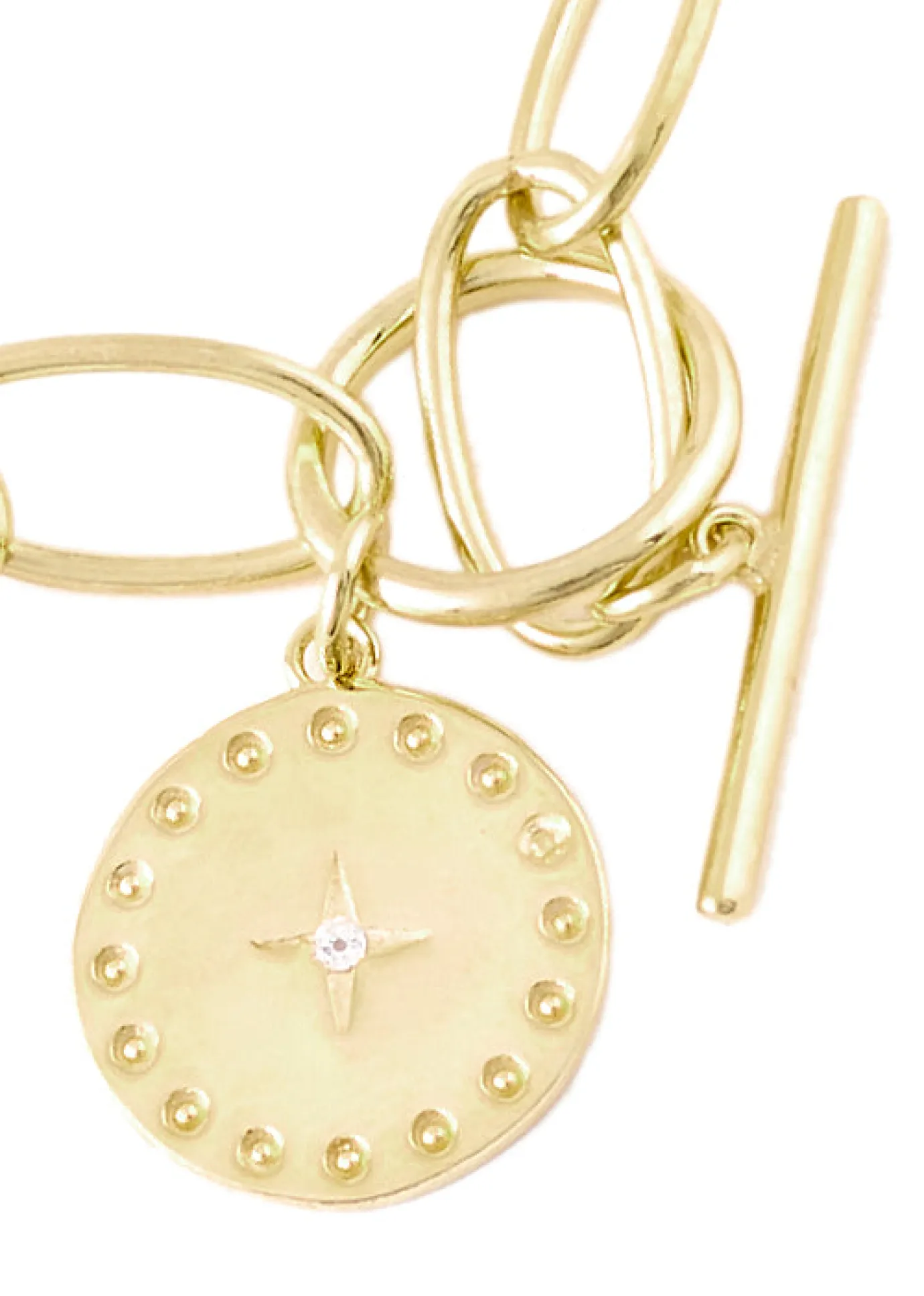 Gold Star Chain Bracelet