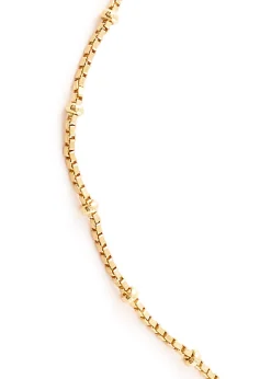 Gold Thin Ball Chain Necklace