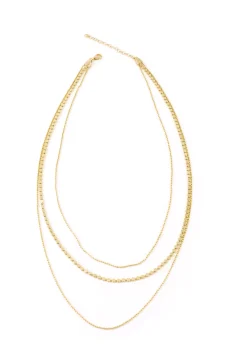 Gold Triple Necklace